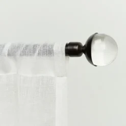 Kirkland's Home Matte Bronze Eleanor Curtain Rod Set, 120 In.- Curtain Rods & Hardware