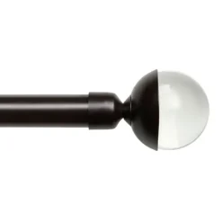 Kirkland's Home Matte Bronze Eleanor Curtain Rod Set, 120 In.- Curtain Rods & Hardware