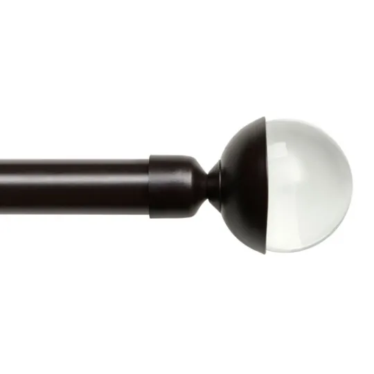 Kirkland's Home Matte Bronze Eleanor Curtain Rod Set, 120 In.- Curtain Rods & Hardware