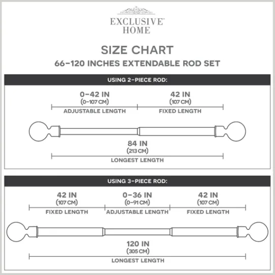 Kirkland's Home Matte Bronze Eleanor Curtain Rod Set, 120 In.- Curtain Rods & Hardware