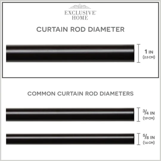 Kirkland's Home Matte Bronze Eleanor Curtain Rod Set, 120 In.- Curtain Rods & Hardware