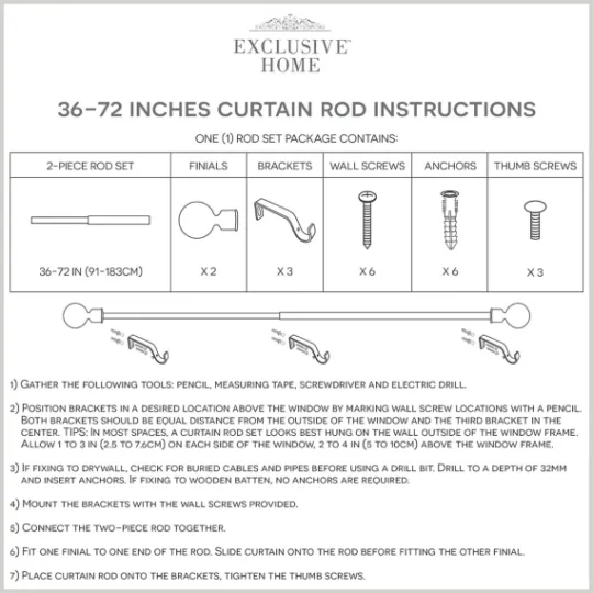 Kirkland's Home Matte Bronze Modern Twist Curtain Rod, 72 In.- Curtain Rods & Hardware