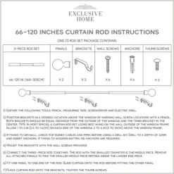 Kirkland's Home Matte Bronze Modern Twist Curtain Rod, 120 In.- Curtain Rods & Hardware