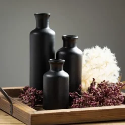 Kirkland's Home Matte Ceramic Vases, Set Of 3- Vases