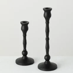 Kirkland's Home Matte Iron Taper Candle Holders, Set Of 2- Candle Holders