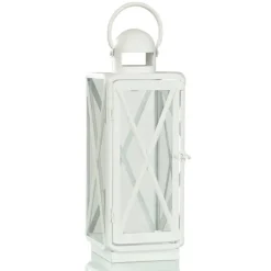 Kirkland's Home Matte Lattice Lanterns, Set Of 2- Lanterns