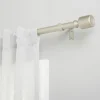 Kirkland's Home Matte Nickel Rhys Cylinder Curtain Rod, 120 In.- Curtain Rods & Hardware