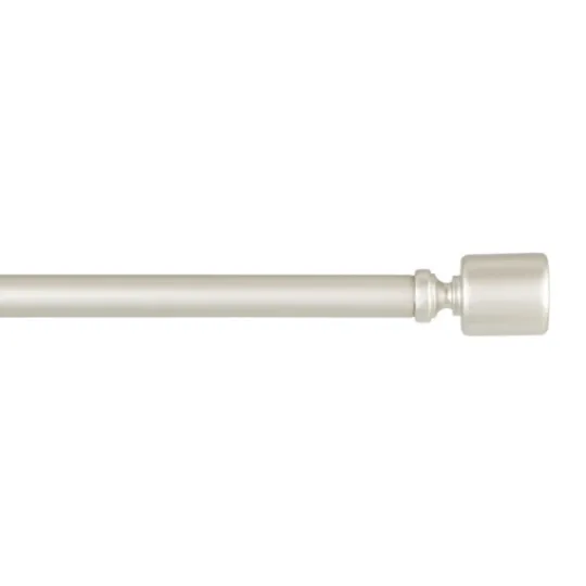Kirkland's Home Matte Nickel Rhys Cylinder Curtain Rod, 120 In.- Curtain Rods & Hardware
