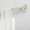 Kirkland's Home Matte Nickel Stacked Cylinder Curtain Rod, 120 In.- Curtain Rods & Hardware