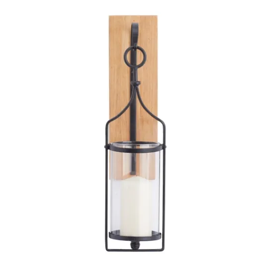 Kirkland's Home Matte Poplar Wood Sconce- Sconces