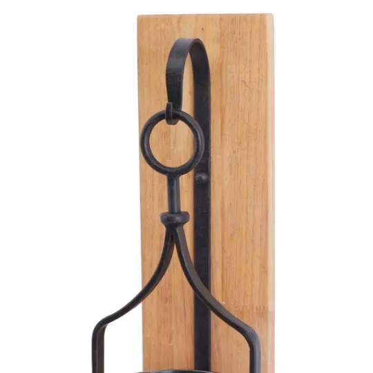 Kirkland's Home Matte Poplar Wood Sconce- Sconces