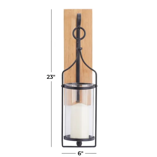 Kirkland's Home Matte Poplar Wood Sconce- Sconces