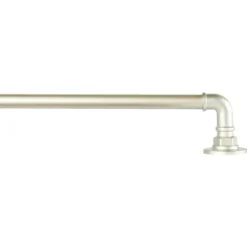 Kirkland's Home Matte Silver Hyde Wrap Around Curtain Rod, 120 In.- Curtain Rods & Hardware