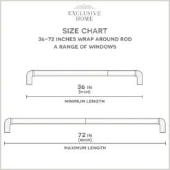 Kirkland's Home Matte Silver Hyde Wrap Around Curtain Rod, 72 In.- Curtain Rods & Hardware