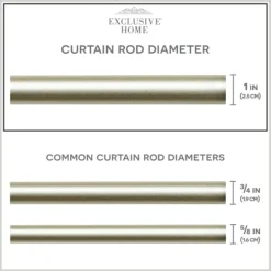 Kirkland's Home Matte Silver Hyde Wrap Around Curtain Rod, 72 In.- Curtain Rods & Hardware