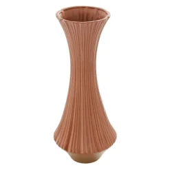 Kirkland's Home Matte Terracotta Fluted Ceramic Vase, 20 In.- Vases