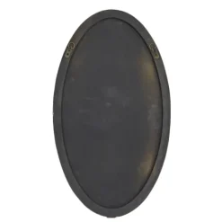 Kirkland's Home Matte Thin Wood Frame Oval Wall Mirror- Decorative Mirrors