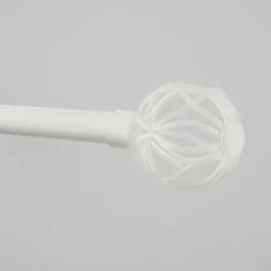 Kirkland's Home Matte White Open Sphere Curtain Rod, 72 In.- Curtain Rods & Hardware