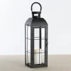 Kirkland's Home Matte Window Pane Lantern, 17 In.- Lanterns