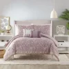 Kirkland's Home Mauve Scorro 5-Pc. Queen Comforter Set- Comforters