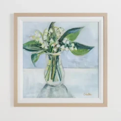 Kirkland's Home May Lily Of The Valley Framed Art Print- Framed Art