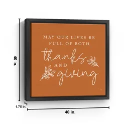 Kirkland's Home May Our Lives Giclee Canvas Wall Plaque- Wall Quotes & Signs