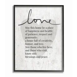 Kirkland's Home May This Home Framed Giclee Canvas Art Print- Wall Quotes & Signs