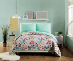 Kirkland's Home Mayflower Blue 2-Pc. King Bedding Quilt Set- Quilts