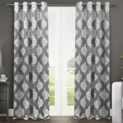 Kirkland's Home Medallion Curtain Panel Set, 96 In.- Curtains & Drapes
