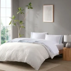 Kirkland's Home Medallion Hem Microfiber 4-Pc. Full Sheet Set- Bed Sheets