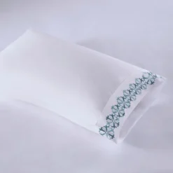 Kirkland's Home Medallion Hem Microfiber 4-Pc. Full Sheet Set- Bed Sheets