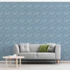 Kirkland's Home Medium Gray Florals Peel And Stick Wall Mural- Wall Murals & Wall Decals