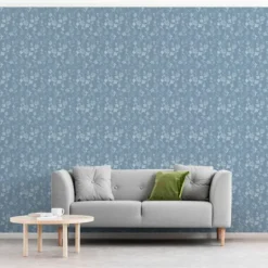Kirkland's Home Medium Gray Florals Peel And Stick Wall Mural- Wall Murals & Wall Decals