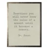 Kirkland's Home Memory Dr. Seuss Quote Framed Art Print- Framed Art