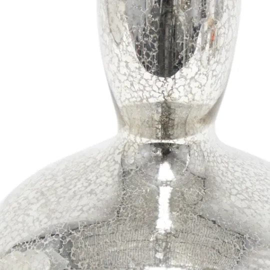 Kirkland's Home Mercury Glass Curvy Table Lamp- Table Lamps