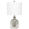 Kirkland's Home Mercury Hammered Glass Shade Table Lamp- Table Lamps