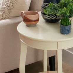 Kirkland's Home Merryweather Off White Accent Table- Accent & End Tables