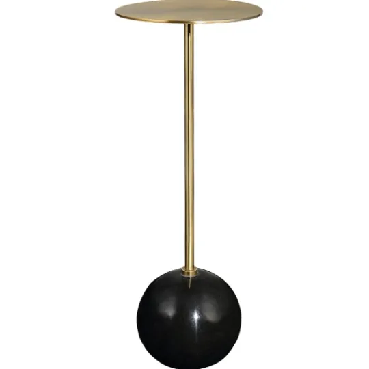 Kirkland's Home Metal & Round Black Base Cocktail Table- Accent & End Tables