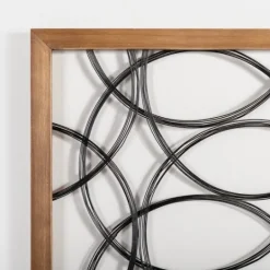 Kirkland's Home Metal Abstract Circles Wall Plaque- Wall Plaques