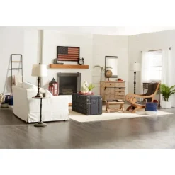 Kirkland's Home Metal And Fir Wood Leaning Ladder With Hooks- Decorative Accents