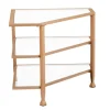 Kirkland's Home Metal And Glass Corner Tv Stand- Tv Stands & Media Consoles