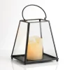 Kirkland's Home Metal And Glass Pyramid Lantern- Lanterns