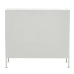 Kirkland's Home Metal And Glass X-Door Cabinet- Cabinets & Sideboards