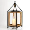 Kirkland's Home Metal And Wood House Frame Lantern, 16 In.- Lanterns