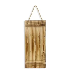 Kirkland's Home Metal And Wood 2-Tier Mail Holder Wall Plaque- Wall Storage