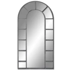 Kirkland's Home Metal Arch Frame Grid Overlay Mirror- Decorative Mirrors