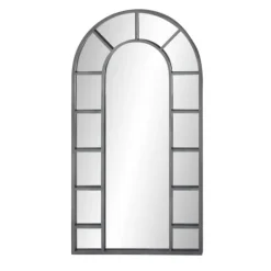Kirkland's Home Metal Arch Frame Grid Overlay Mirror- Decorative Mirrors