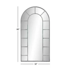 Kirkland's Home Metal Arch Frame Grid Overlay Mirror- Decorative Mirrors