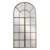 Kirkland's Home Metal Arch Frame Windowpane Wall Mirror- Decorative Mirrors