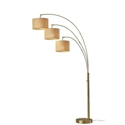 Kirkland's Home Metal 3-Arm Arched Floor Lamp- Floor Lamps